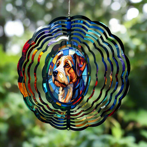 Border Terrier Wind Spinner